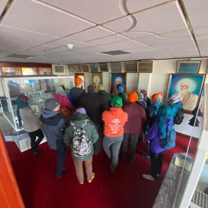 Pilgrim Cross interfaith visits Leicester Council of Faiths