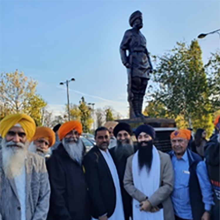 Unveiling of Sikh Memorial